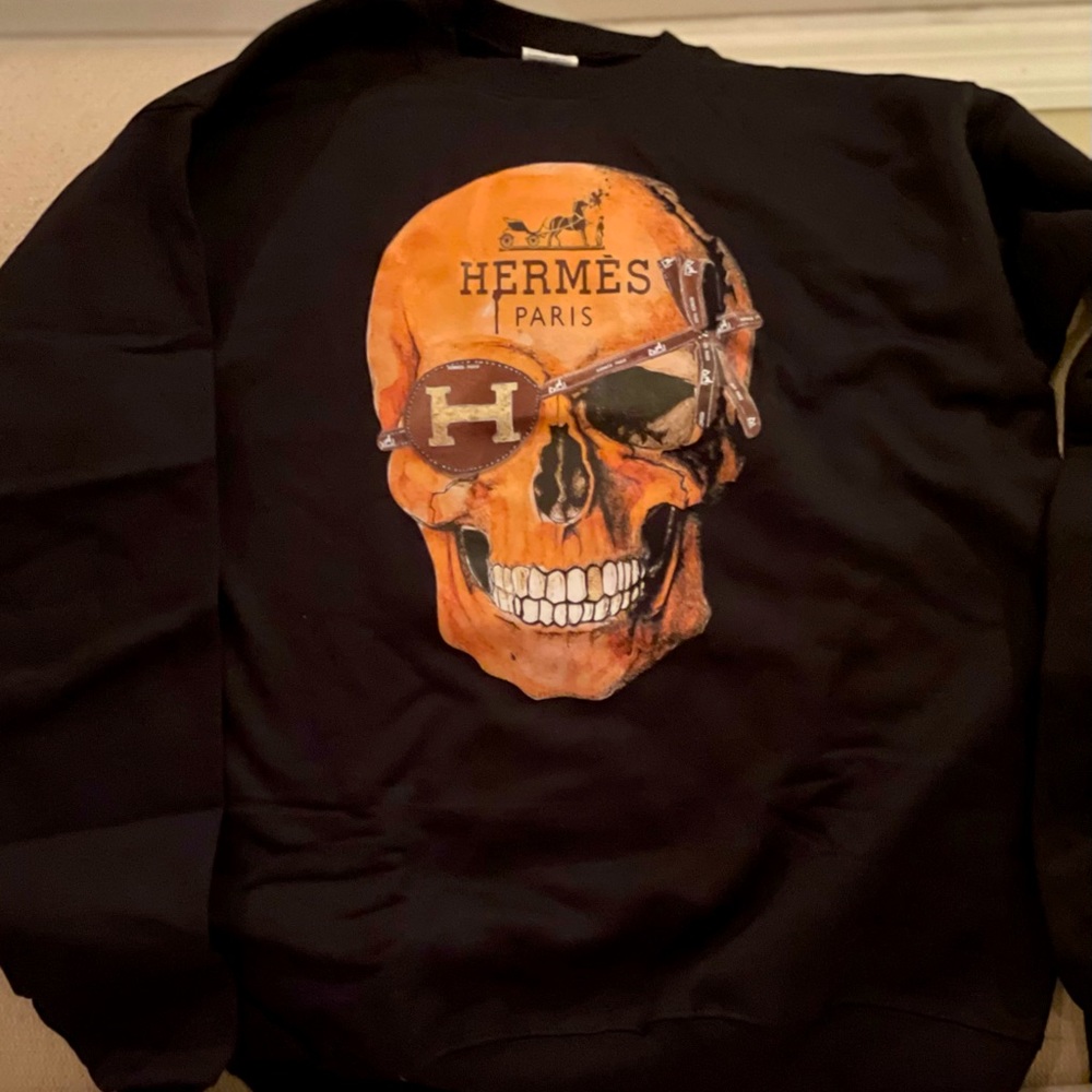 Skull Crewneck Sweatshirt